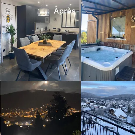 La Reine Pour Deux Personnes Avec Magnifique Vue Et Jacuzzi